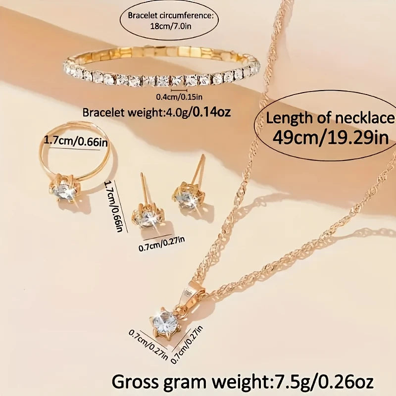 ✨ Coffret Montre Femme – Chaîne Dorée + Bracelet & Bague Assortis