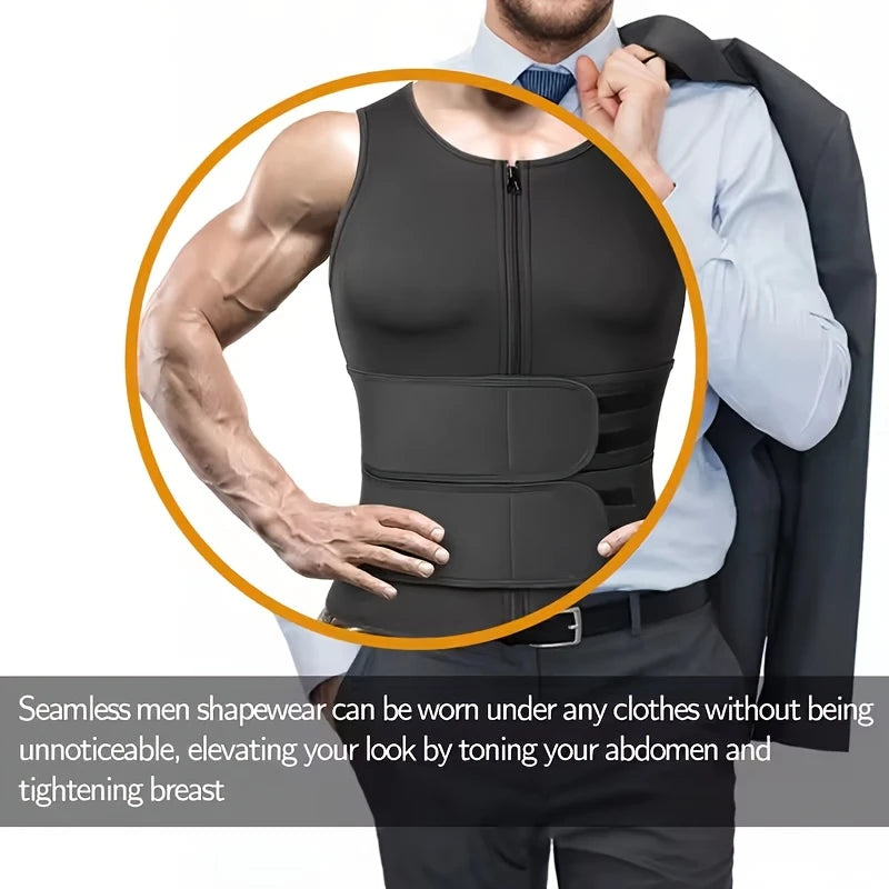 Ceinture de fitness en néoprène pour hommes et shapewear abdominale