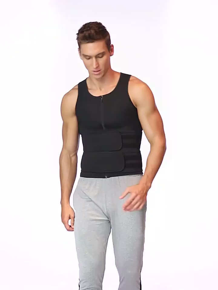 Ceinture de fitness en néoprène pour hommes et shapewear abdominale